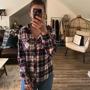 Hooded flannel